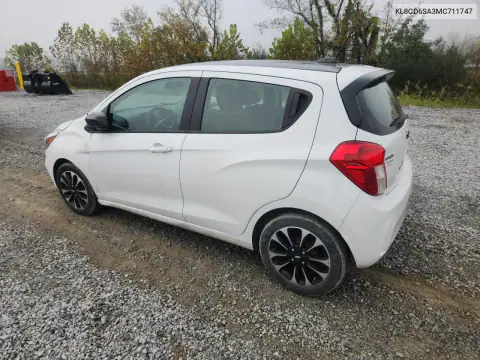 KL8CD6SA3MC711747 — 2021 Chevrolet Spark, ფოტო 2, Copart, წინა ნაწილი