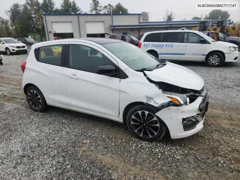 KL8CD6SA3MC711747 — 2021 Chevrolet Spark, ფოტო 4, Copart, წინა ნაწილი