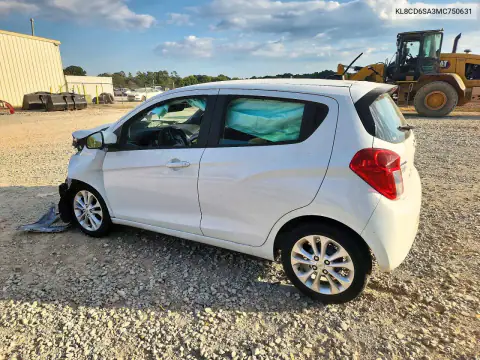 KL8CD6SA3MC750631 — 2021 Chevrolet Spark, foto 2 de Copart, Parte delantera