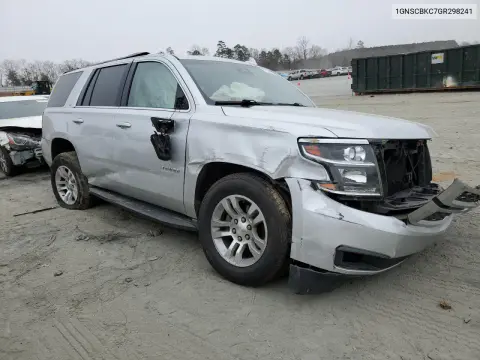 2016 Chevrolet Tahoe C1500 Lt VIN 1GNSCBKC7GR298241 фото 4