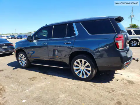 1GNSCSKD8MR105695 — 2021 Chevrolet Tahoe, foto 2 de Copart, Desgaste normal