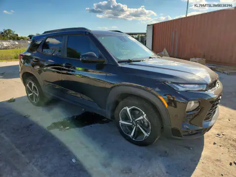 KL79MTSL3MB038396 — 2021 Chevrolet TrailBlazer, фото 4 с аукциона Copart, ПЕРЕДНЯЯ ЧАСТЬ
