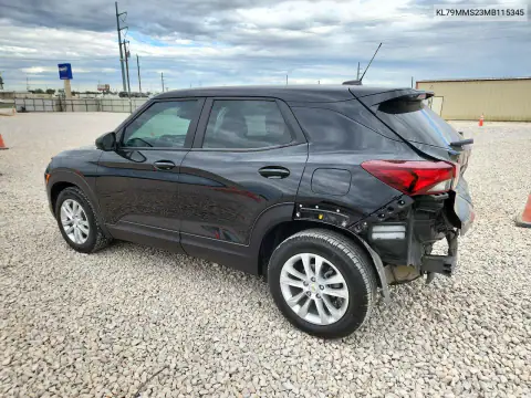 KL79MMS23MB115345 — 2021 Chevrolet TrailBlazer, ფოტო 2, Copart 21.10.2026, უკანა ნაწილი