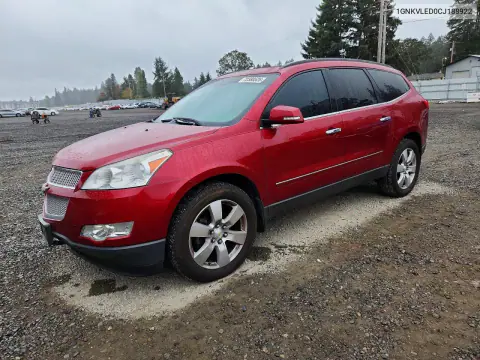 1GNKVLED0CJ188922 — 2012 Chevrolet Traverse, Повреждения снизу, фото до ремонта