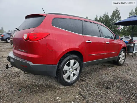 2012 Chevrolet Traverse Ltz VIN 1GNKVLED0CJ188922 фото 3