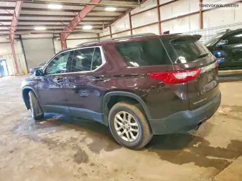 1GNEVGKWXLJ265709 — 2020 Chevrolet Traverse, foto 2 de Copart, Parte delantera