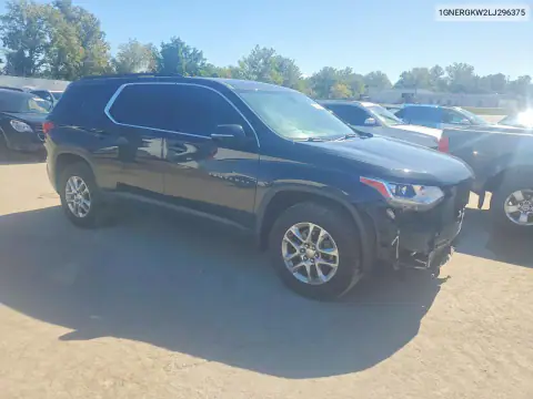 1GNERGKW2LJ296375 — 2020 Chevrolet Traverse, zdjęcie 4 z Copart 23.10.2026, Przód