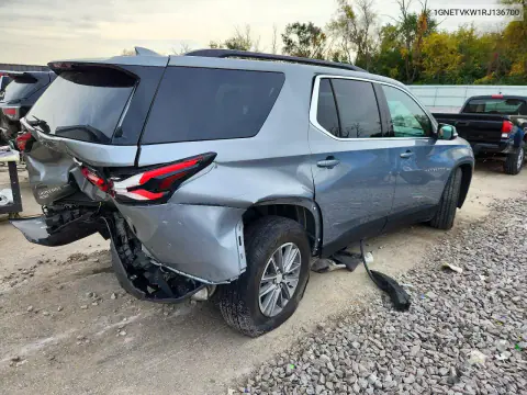 2024 Chevrolet Traverse Limited Lt VIN 1GNETVKW1RJ136700 фото 3