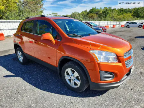 2016 Chevrolet Trax 1Lt VIN KL7CJPSB6GB722151 фото 4