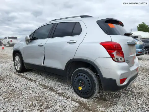 3GNCJMSB5HL287079 — 2017 Chevrolet TRAX, zdjęcie 2 z Copart 28.10.2026, Bok