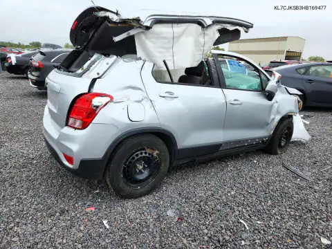 KL7CJKSB3HB169477 — 2017 Chevrolet TRAX, фото 3 с аукциона Copart, крыша