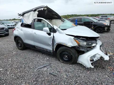 KL7CJKSB3HB169477 — 2017 Chevrolet TRAX, фото 4 с аукциона Copart, крыша