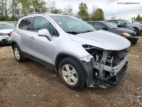 KL7CJLSB8HB144113 — 2017 Chevrolet TRAX, foto 4 de Copart, Parte delantera