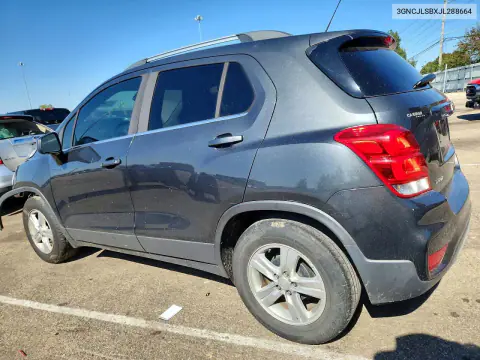 2018 Chevrolet Trax 1Lt VIN 3GNCJLSBXJL288664 фото 2