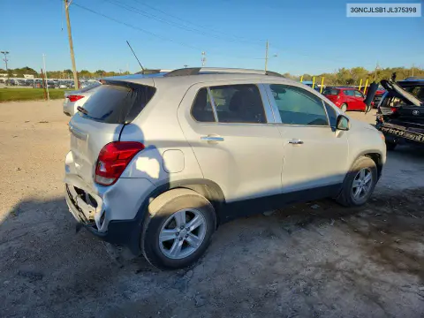 2018 Chevrolet Trax 1Lt VIN 3GNCJLSB1JL375398 фото 3