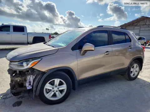 3GNCJLSB6JL188075 — 2018 Chevrolet TRAX, Передняя часть, фото до ремонта