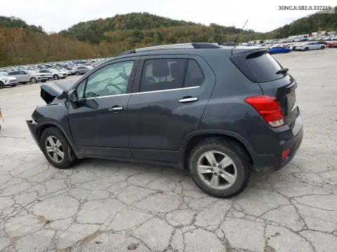 3GNCJLSB2JL332219 — 2018 Chevrolet TRAX, foto 2 de Copart, Parte delantera