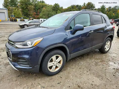3GNCJPSB8JL214960 — 2018 Chevrolet TRAX, Lateral, fotos antes de reparar
