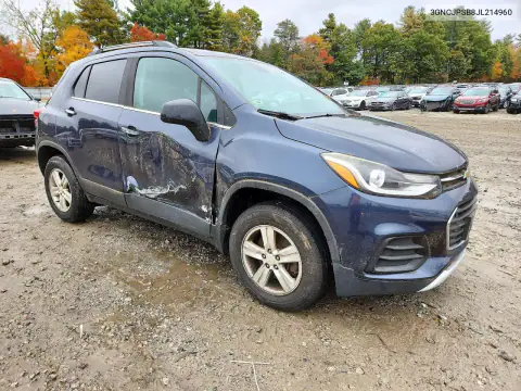 3GNCJPSB8JL214960 — 2018 Chevrolet TRAX, photo 4 from Copart 22.10.2026, Side