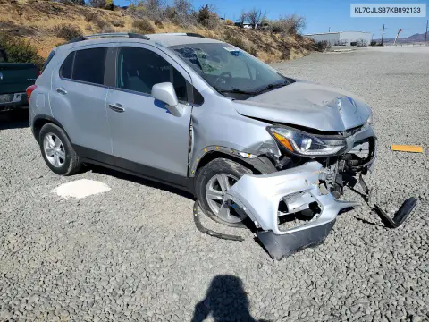2019 Chevrolet Trax 1Lt VIN KL7CJLSB7KB892133 фото 4