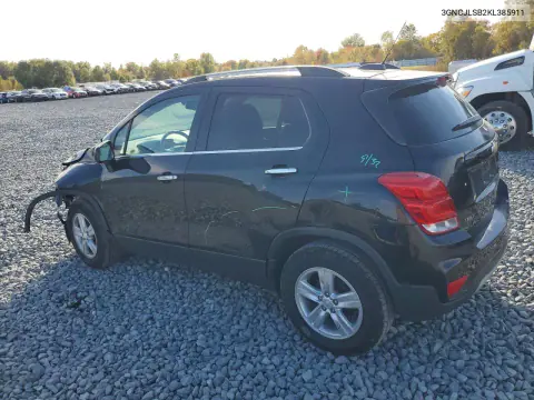 2019 Chevrolet Trax 1Lt VIN 3GNCJLSB2KL385911 фото 2