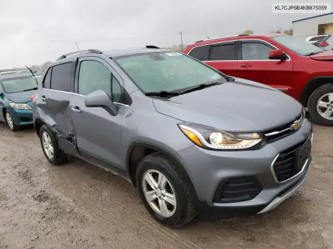 KL7CJPSB4KB875359 — 2019 Chevrolet TRAX, foto 4 de Copart 26.10.2026, Lateral