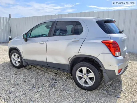 2020 Chevrolet Trax Ls VIN KL7CJKSB6LB312205 фото 2