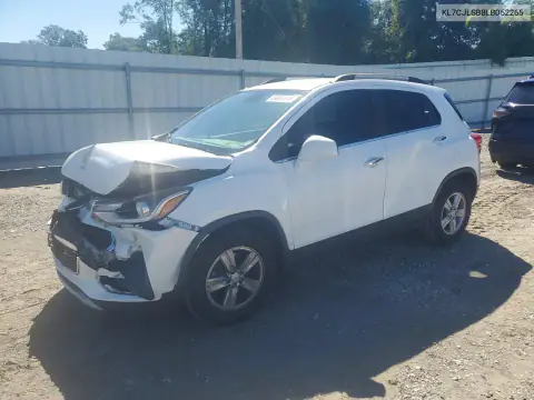 KL7CJLSB8LB052265 — 2020 Chevrolet TRAX, წინა ნაწილი, ფოტოები შეკეთებამდე