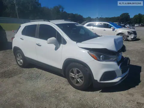 KL7CJLSB8LB052265 — 2020 Chevrolet TRAX, ფოტო 4, Copart, წინა ნაწილი