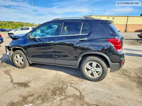 2020 Chevrolet Trax 1Lt VIN KL7CJPSB6LB077687 фото 2