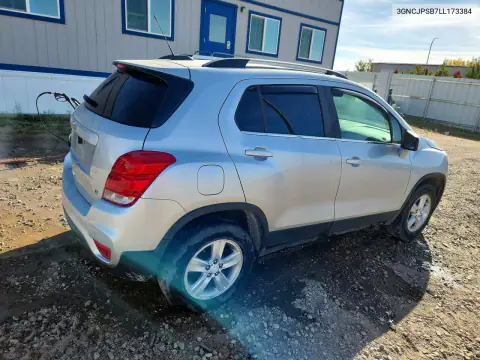 3GNCJPSB7LL173384 — 2020 Chevrolet TRAX, photo 3 from Copart 27.10.2026, Normal wear