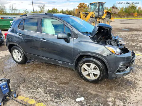 3GNCJLSB6LL176219 — 2020 Chevrolet TRAX, ფოტო 4, Copart, წინა ნაწილი