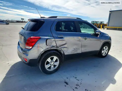 3GNCJLSB0LL232302 — 2020 Chevrolet TRAX, photo 3 from Copart, Side