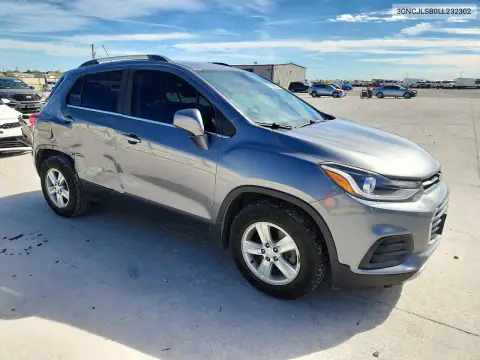 3GNCJLSB0LL232302 — 2020 Chevrolet TRAX, photo 4 from Copart, Side