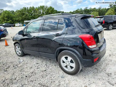 KL7CJLSB2MB309776 — 2021 Chevrolet TRAX, photo 2 from Copart, Front end