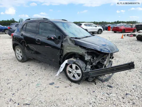 KL7CJLSB2MB309776 — 2021 Chevrolet TRAX, photo 4 from Copart, Front end