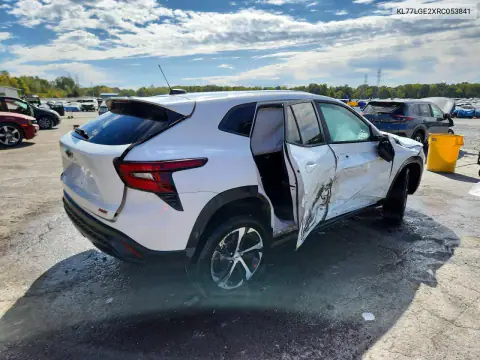 KL77LGE2XRC053841 — 2024 Chevrolet TRAX, фото 3 з Copart, Перекидання