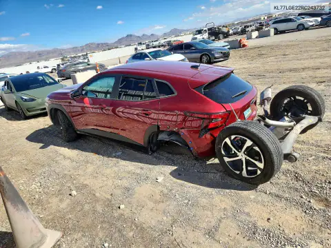 KL77LGE22RC243732 — 2024 Chevrolet TRAX, фото 2 з Copart, Задня частина
