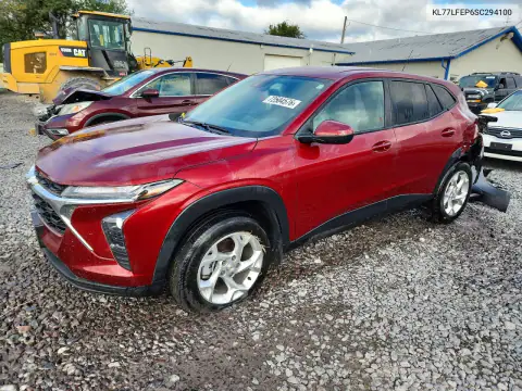 KL77LFEP6SC294100 — 2025 Chevrolet TRAX, Parte trasera, fotos antes de reparar