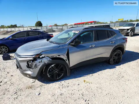 KL77LKEP7SC206485 — 2025 Chevrolet TRAX, Передняя часть, фото до ремонта