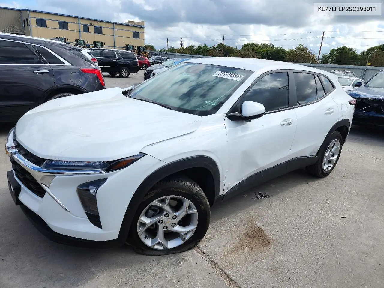 KL77LFEP2SC293011 Chevrolet TRAX 2025 — пошкодження Передня частина, фото до ремонту