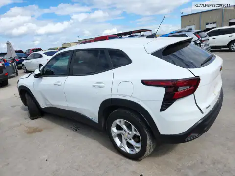 KL77LFEP2SC293011 — 2025 Chevrolet TRAX, фото 2 з Copart, Передня частина