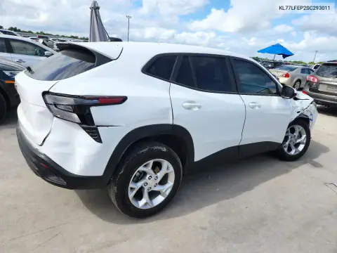 KL77LFEP2SC293011 — 2025 Chevrolet TRAX, фото 3 з Copart, Передня частина