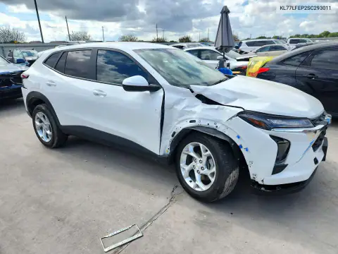 KL77LFEP2SC293011 — 2025 Chevrolet TRAX, фото 4 з Copart, Передня частина