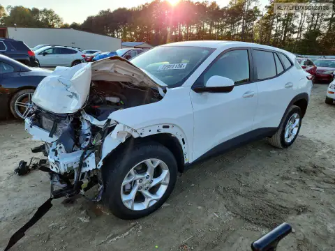 KL77LFEPXSC123138 Chevrolet TRAX 2025 — დაზიანება წინა ნაწილი, ფოტო შეკეთებამდე