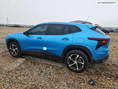 KL77LGEP2SC337577 — 2025 Chevrolet TRAX, фото 2 с аукциона Copart, Подтопление