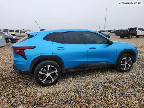 KL77LGEP2SC337577 — 2025 Chevrolet TRAX, фото 3 с аукциона Copart, Подтопление