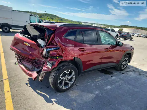 KL77LHEP8SC232225 — 2025 Chevrolet TRAX, უკანა ნაწილი, ფოტოები შეკეთებამდე