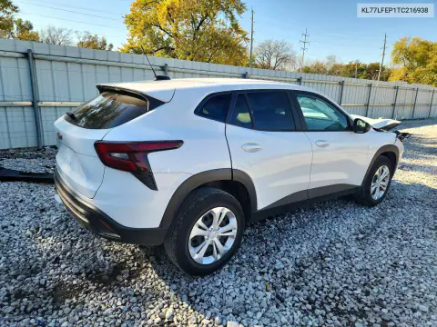 KL77LFEP1TC216938 — 2026 Chevrolet TRAX, zdjęcie 3 z Copart, Przód