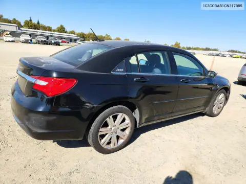 2012 Chrysler 200 Lx VIN 1C3CCBAB1CN317085 фото 3
